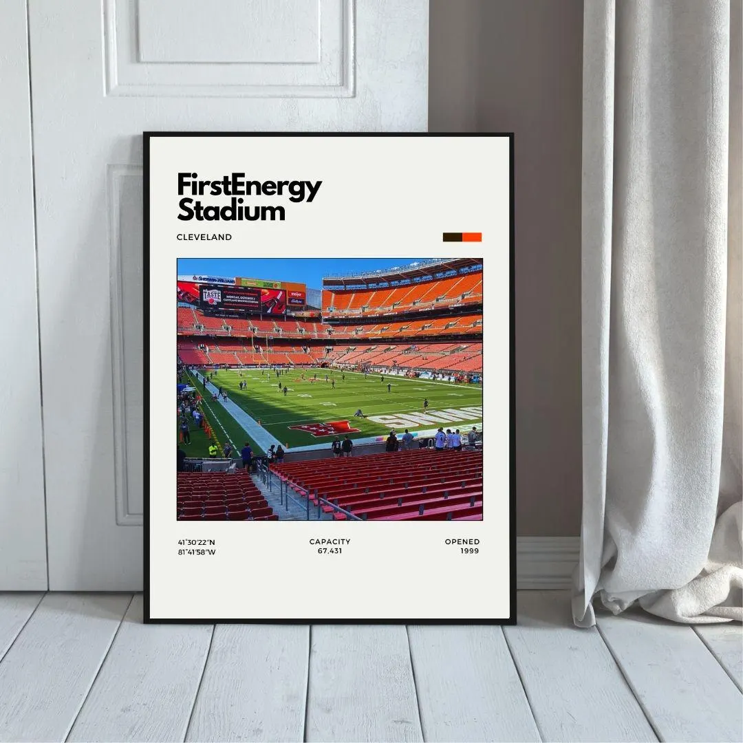 FirstEnergy Stadium Poster | Cleveland Browns Stadium NFL Print thumbnail 5