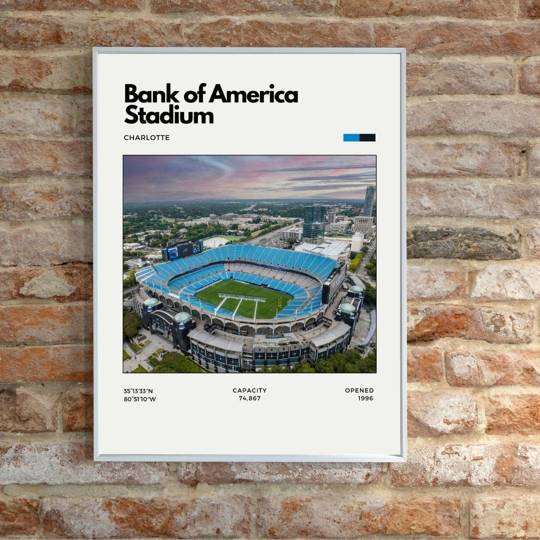 Bank of America Stadium Poster | Carolina Panthers Stadium Print thumbnail 2