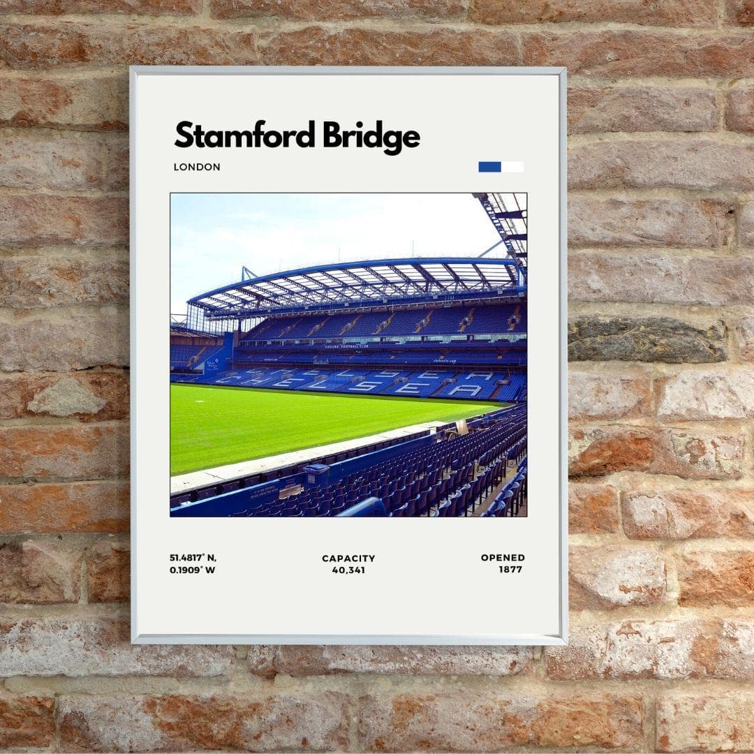 Stamford Bridge Poster | Chelsea Football Club Stadium Print thumbnail 2