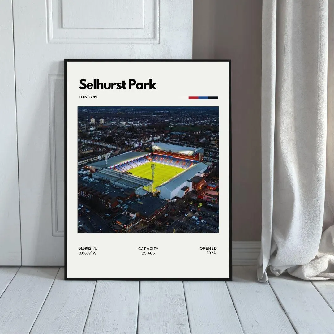 Selhurst Park Poster | Crystal Palace Football Club Stadium Print thumbnail 5