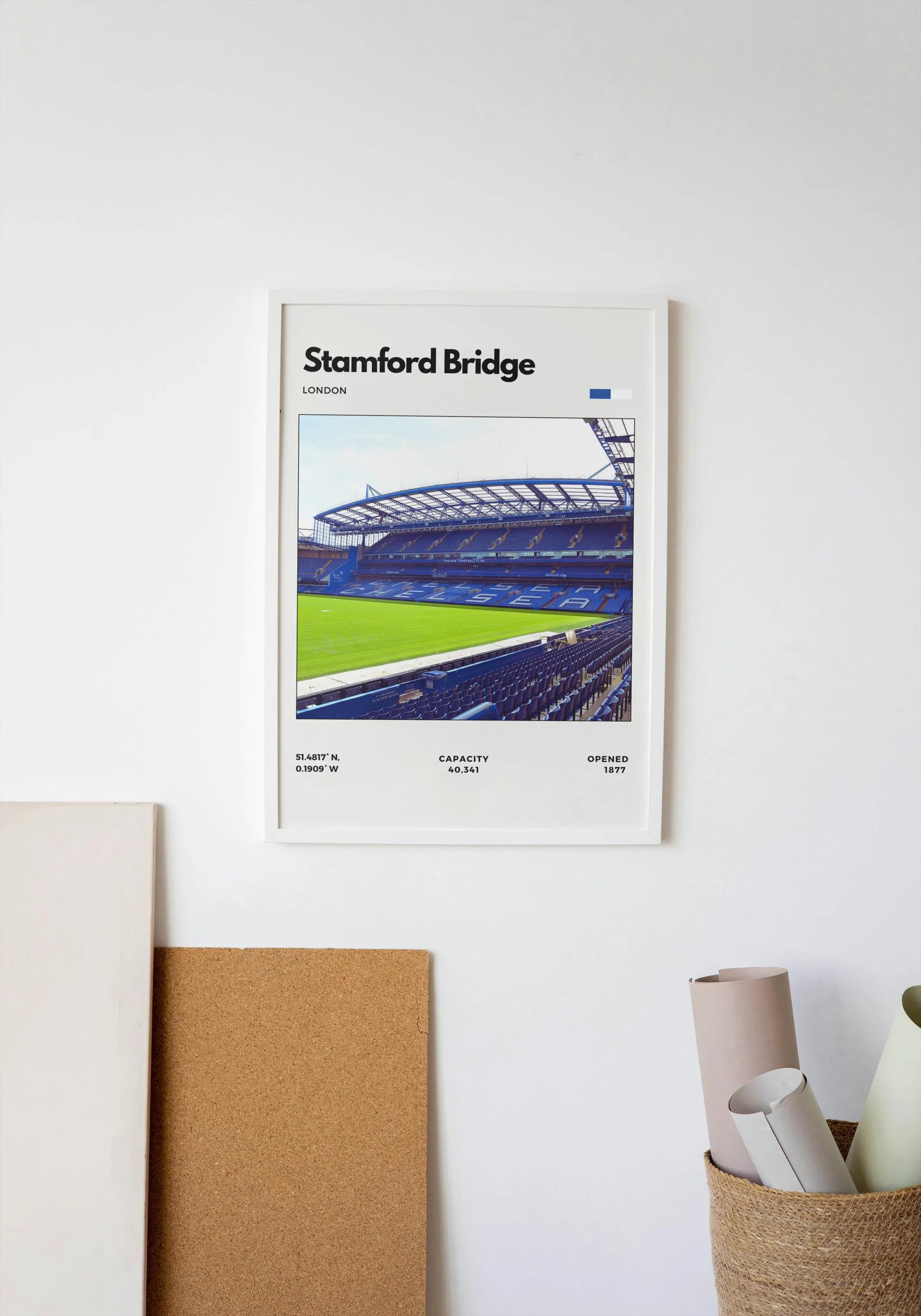 Stamford Bridge Poster | Chelsea Football Club Stadium Print thumbnail 4