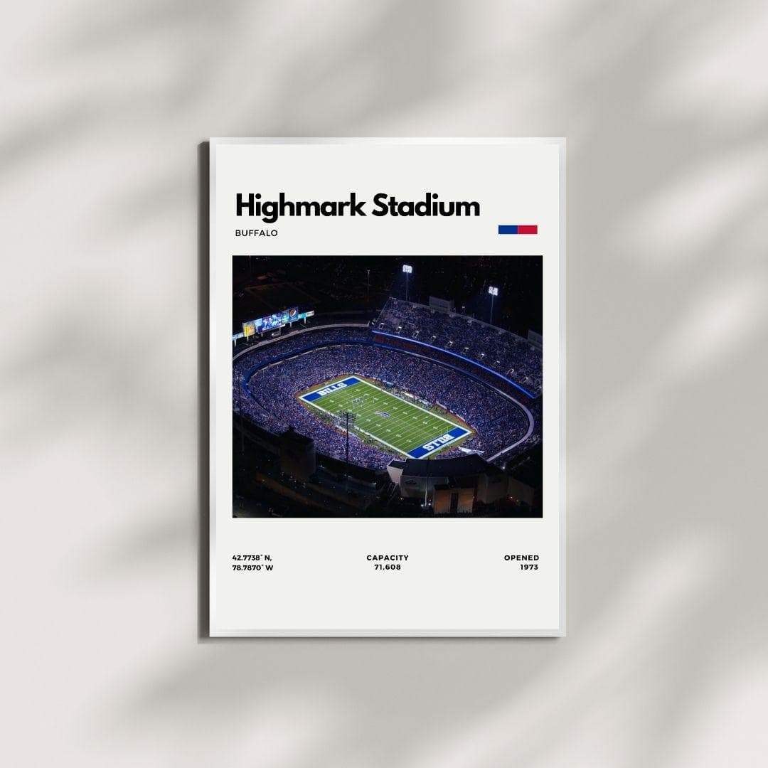 Highmark Stadium Poster | Buffalo Bills Stadium Print thumbnail 3