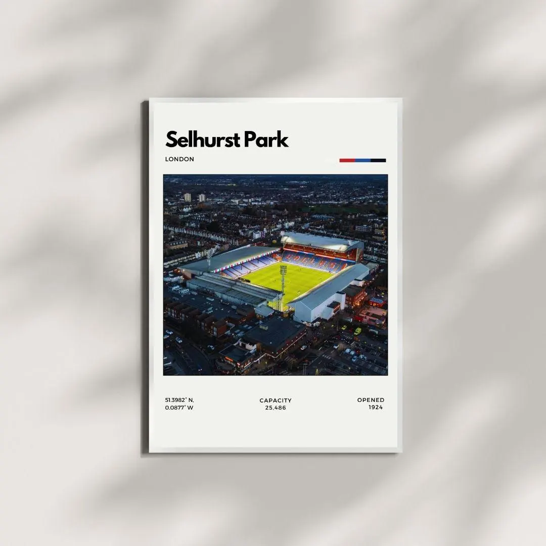 Selhurst Park Poster | Crystal Palace Football Club Stadium Print thumbnail 4