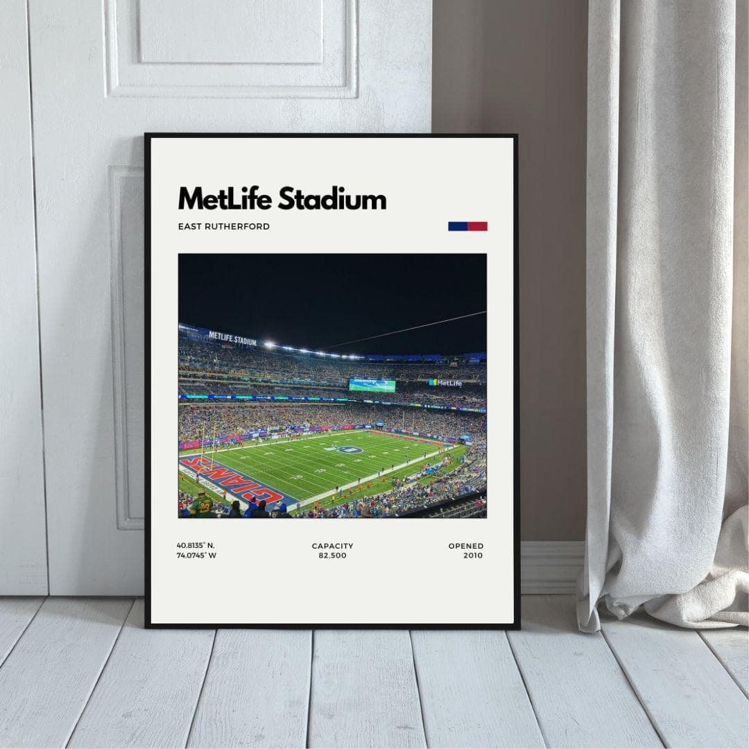 New York Giants MetLife Stadium Poster | NFL Football Print thumbnail 5