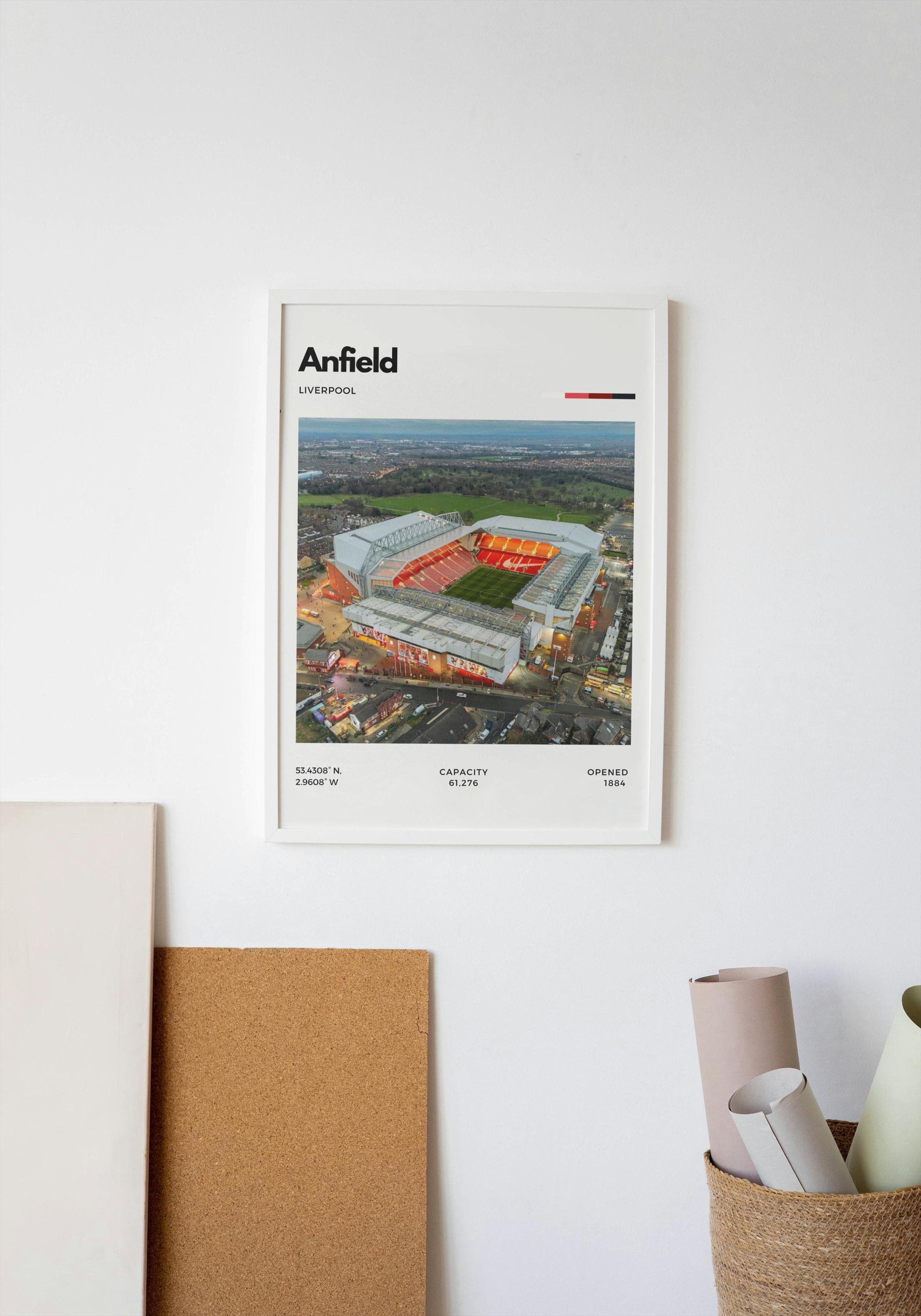 Anfield Stadium Poster | Liverpool Football Club thumbnail 4