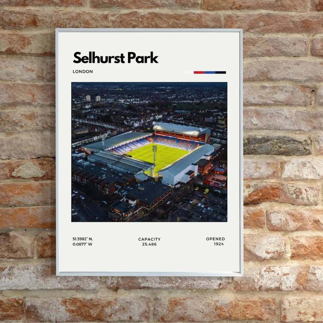 Selhurst Park Poster | Crystal Palace Football Club Stadium Print thumbnail 2