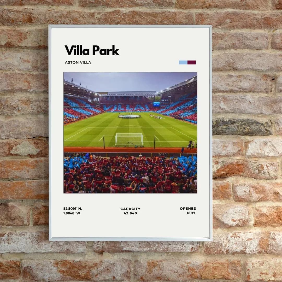 Villa Park Poster | Aston Villa Stadium Print thumbnail 2