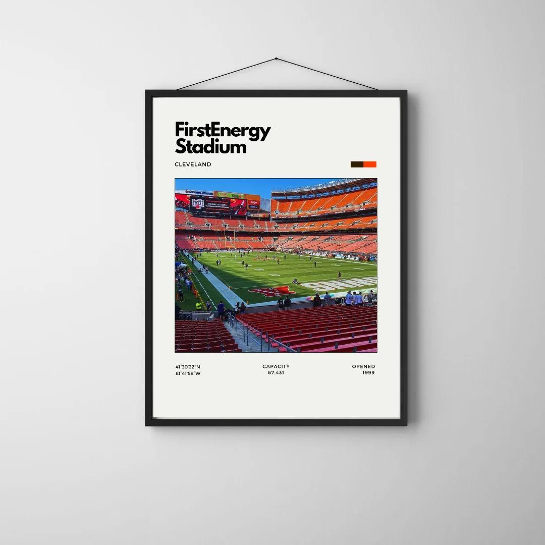 FirstEnergy Stadium Poster | Cleveland Browns Stadium NFL Print thumbnail 4