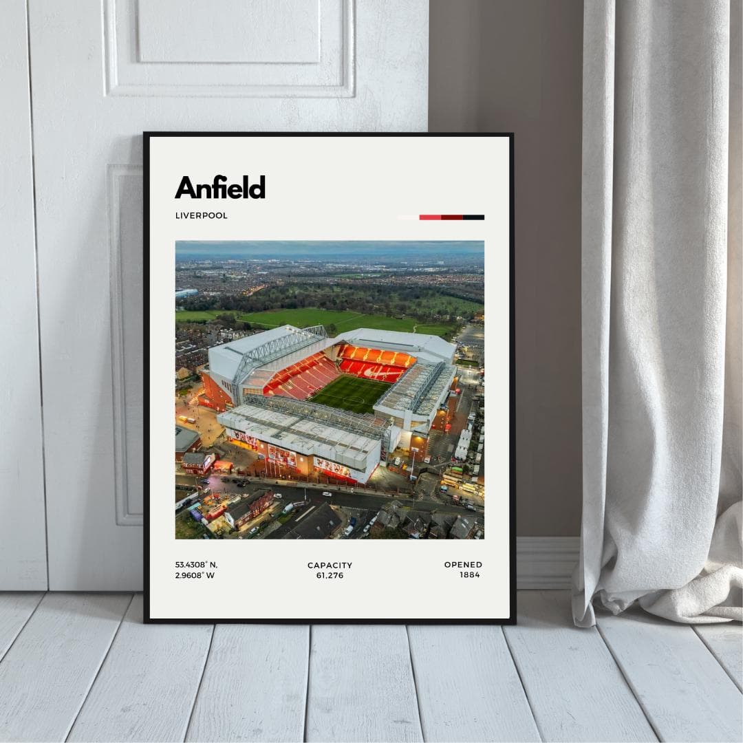 Anfield Stadium Poster | Liverpool Football Club thumbnail 5