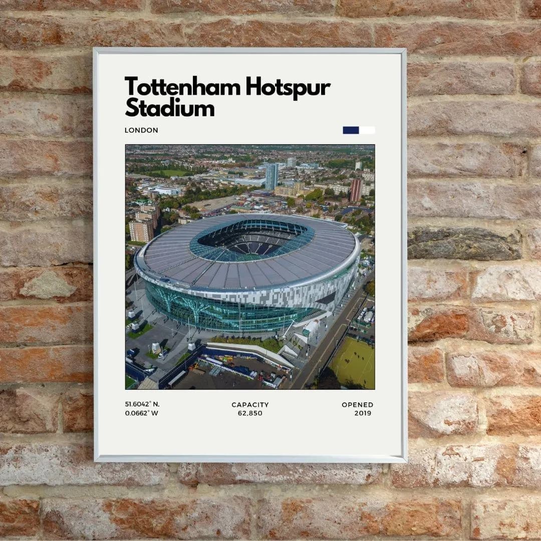 Tottenham Hotspur Stadium Poster | Spurs Football Club Stadium Print thumbnail 2