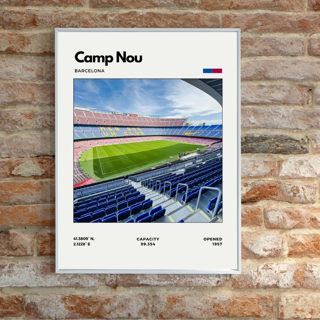Camp Nou Poster | F.C.  Barcelona Stadium Print thumbnail 2