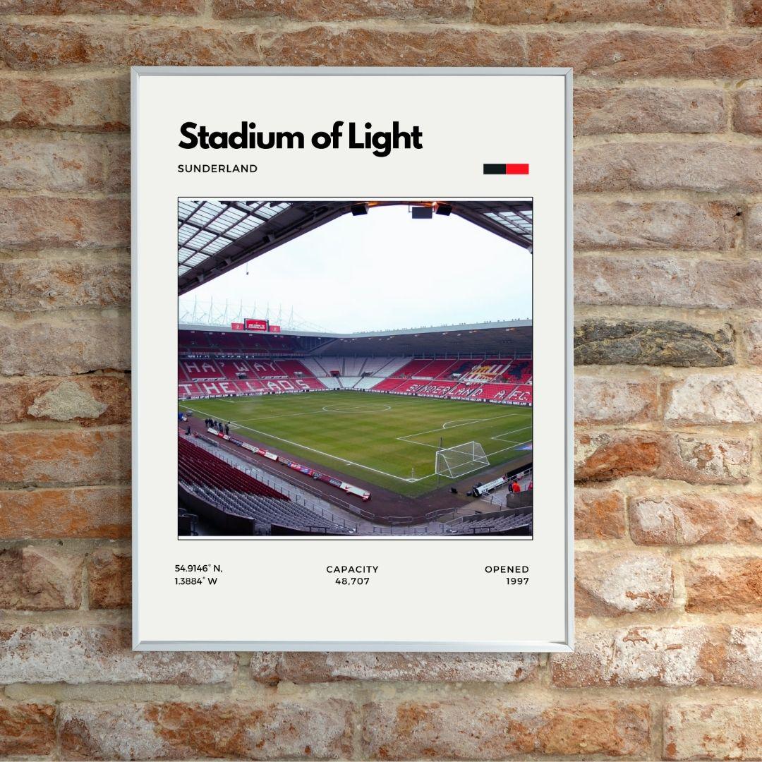 Stadium of Light Poster | Sunderland AFC Stadium Print thumbnail 2