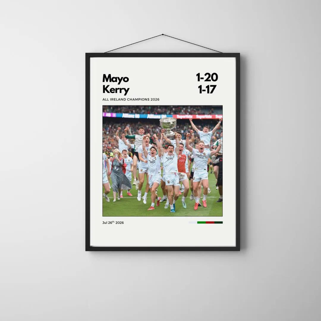 Mayo All Ireland Champions 2026 Poster | Gaelic Football Wall Art thumbnail 3