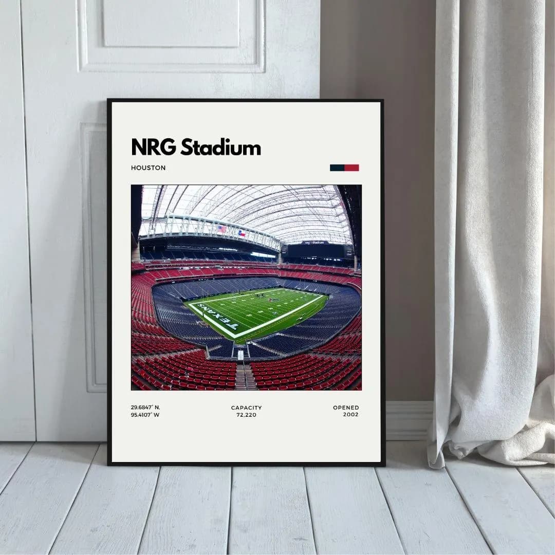 NRG Stadium Poster | Houston Texans Stadium Print thumbnail 5