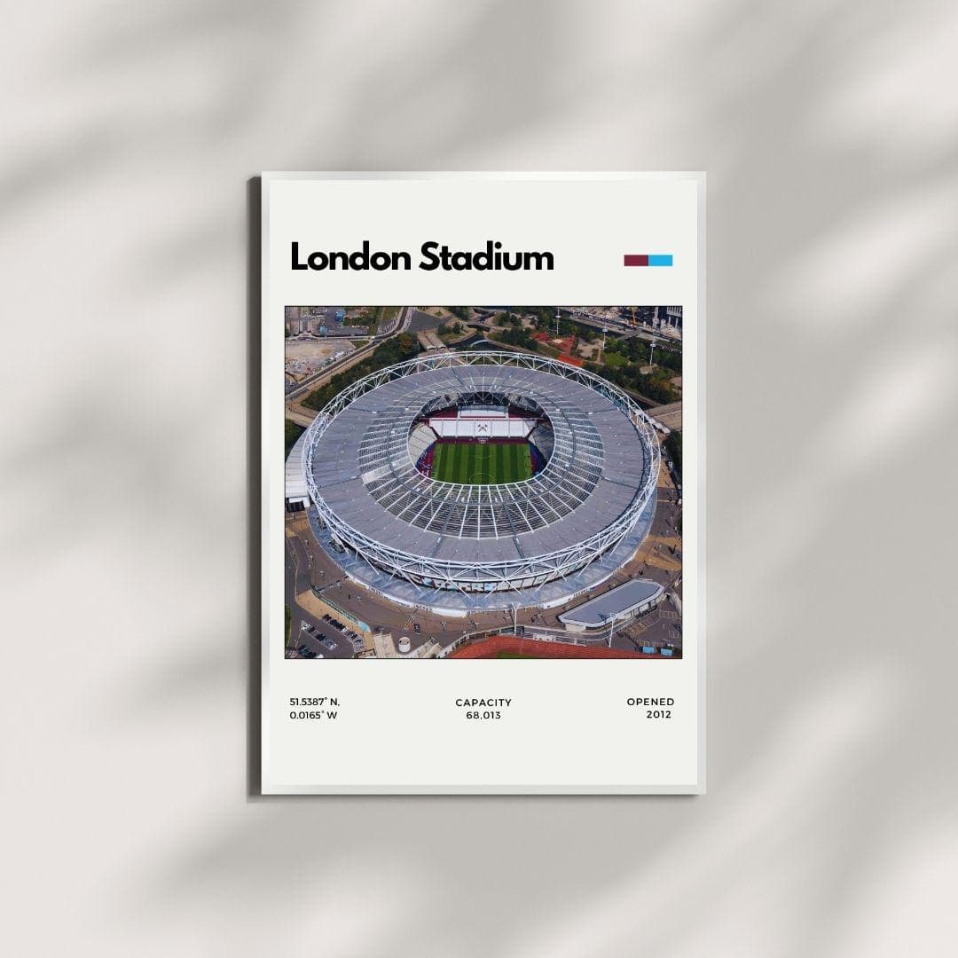 London Stadium Poster | West Ham United Football Club Stadium Print thumbnail 4