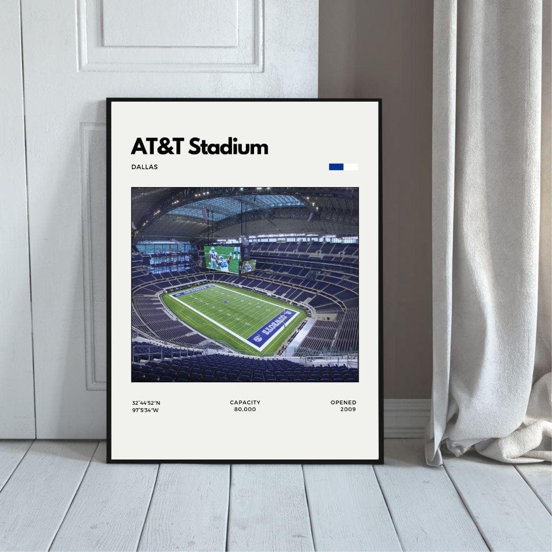 AT&T Stadium Poster | Dallas Cowboys Browns Stadium Print thumbnail 5