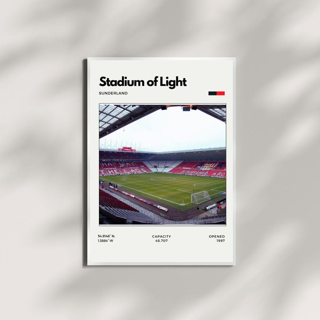 Stadium of Light Poster | Sunderland AFC Stadium Print thumbnail 4