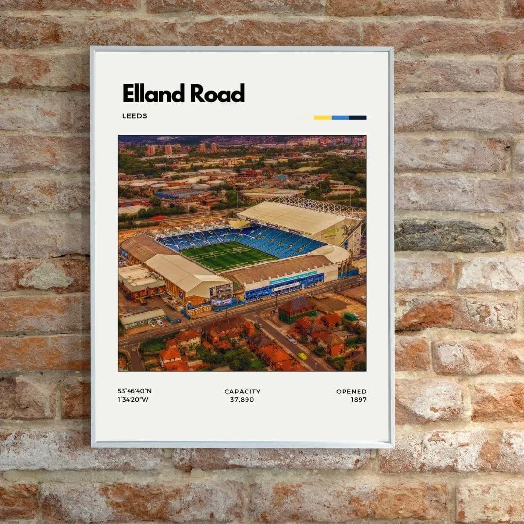 Elland Road Poster | Leeds United Football Club Stadium Print thumbnail 2