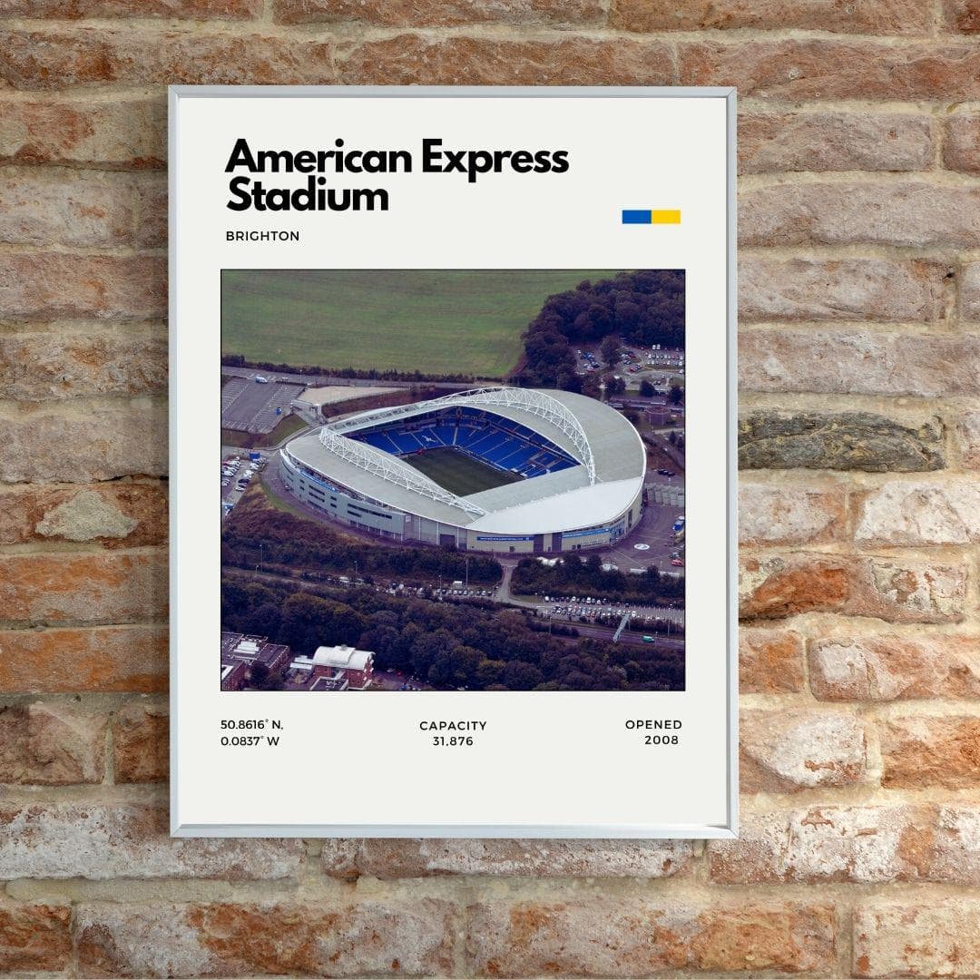 American Express Stadium Poster | Brighton Football Club Stadium Print thumbnail 2