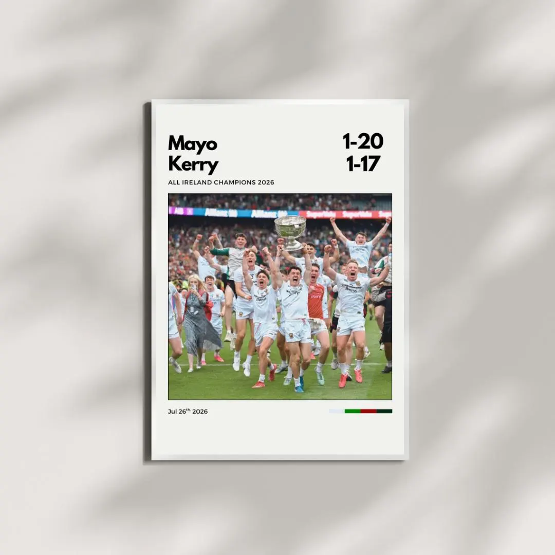 Mayo All Ireland Champions 2026 Poster | Gaelic Football Wall Art thumbnail 4