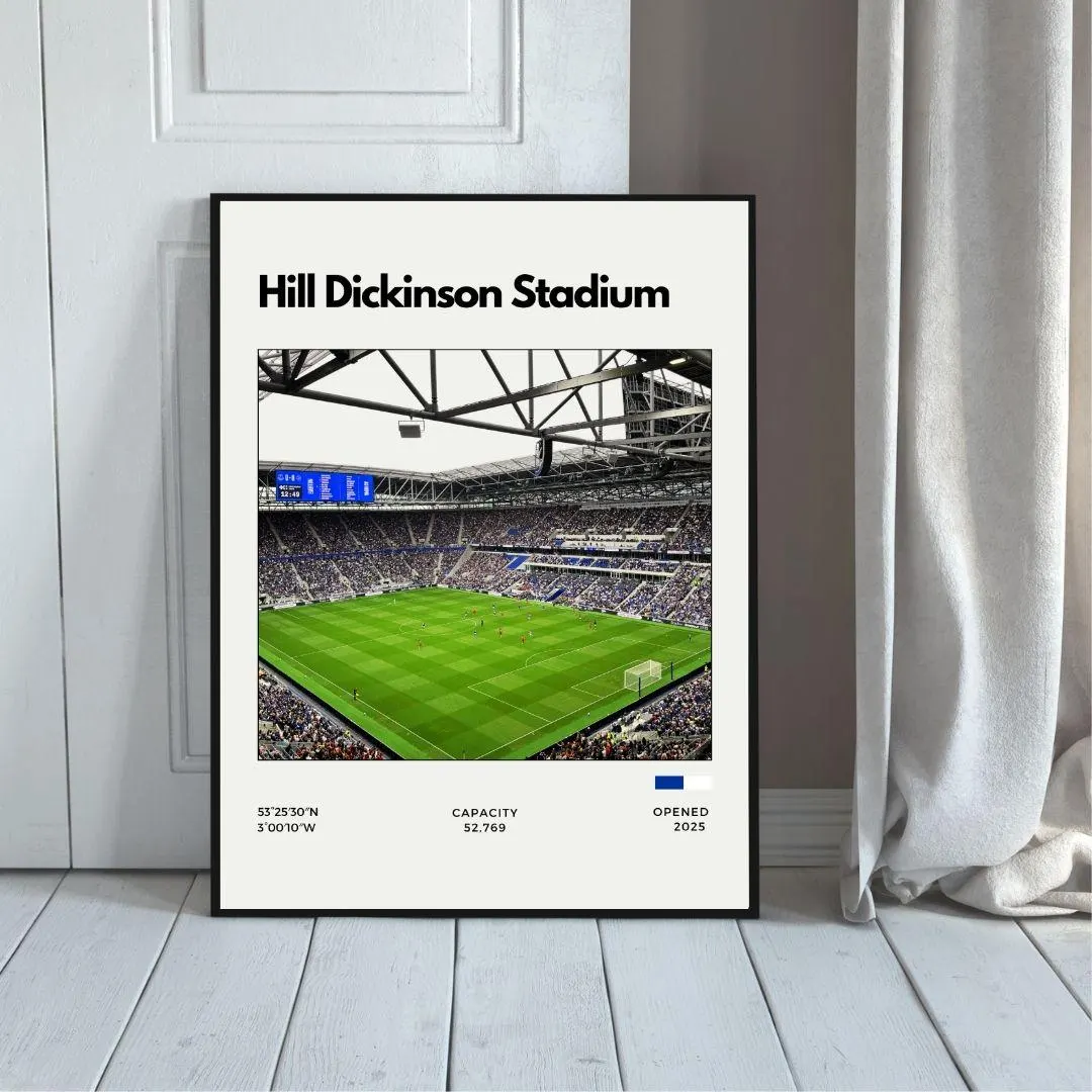 Hill Dickinson Stadium Poster | Everton Football Club Stadium Print thumbnail 4