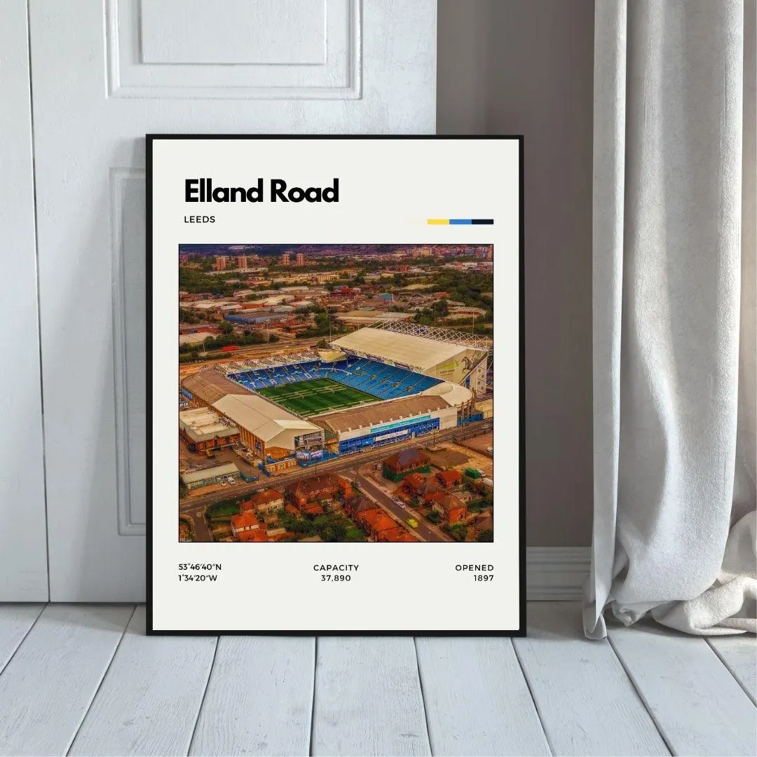 Elland Road Poster | Leeds United Football Club Stadium Print thumbnail 5