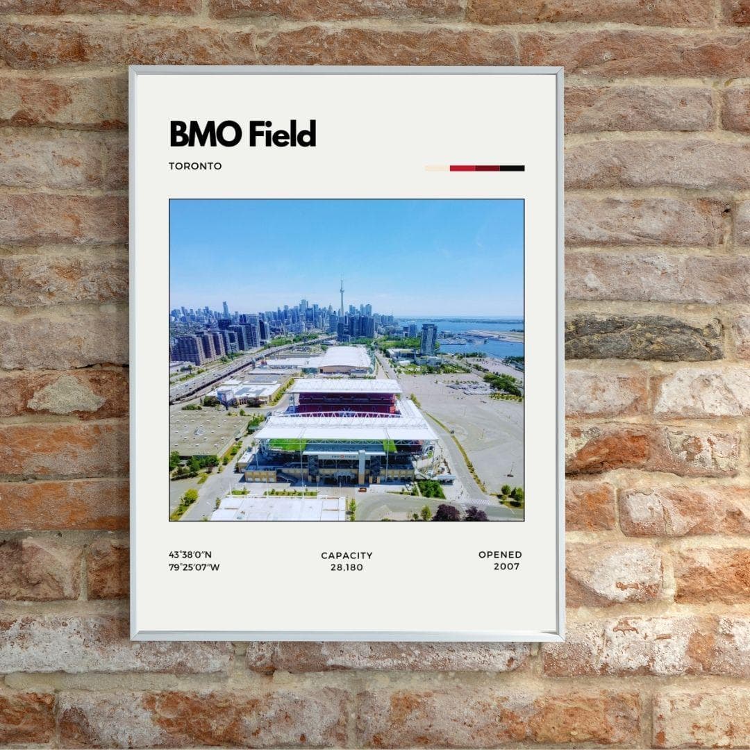 BMO Field Toronto Stadium Poster | Toronto FC Wall Art | Canadian Soccer Print thumbnail 2