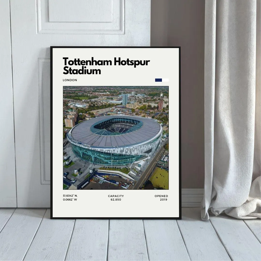 Tottenham Hotspur Stadium Poster | Spurs Football Club Stadium Print thumbnail 5