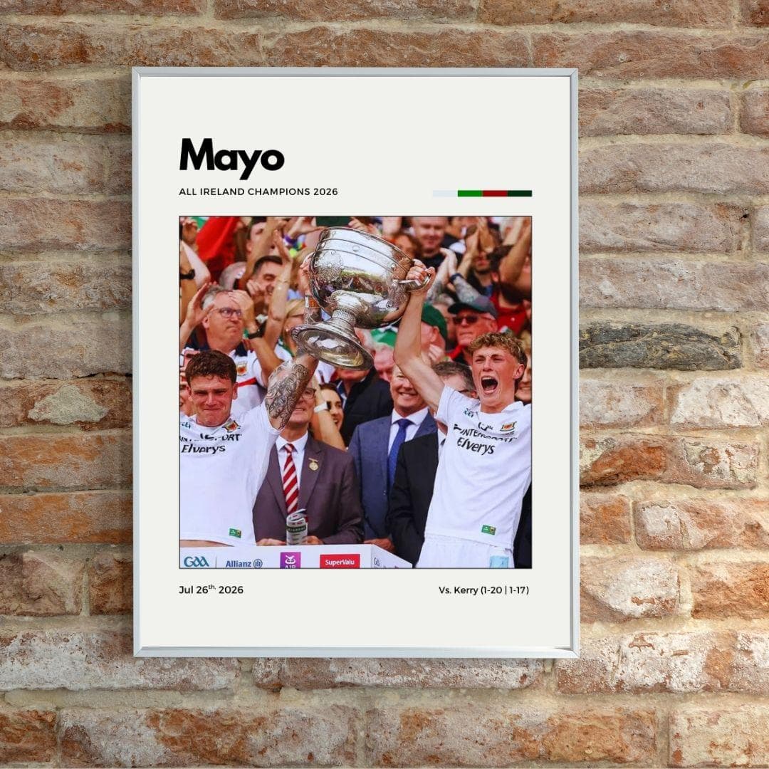 Mayo 2026 All Ireland Champions Poster | Gaelic Football Wall Art thumbnail 2