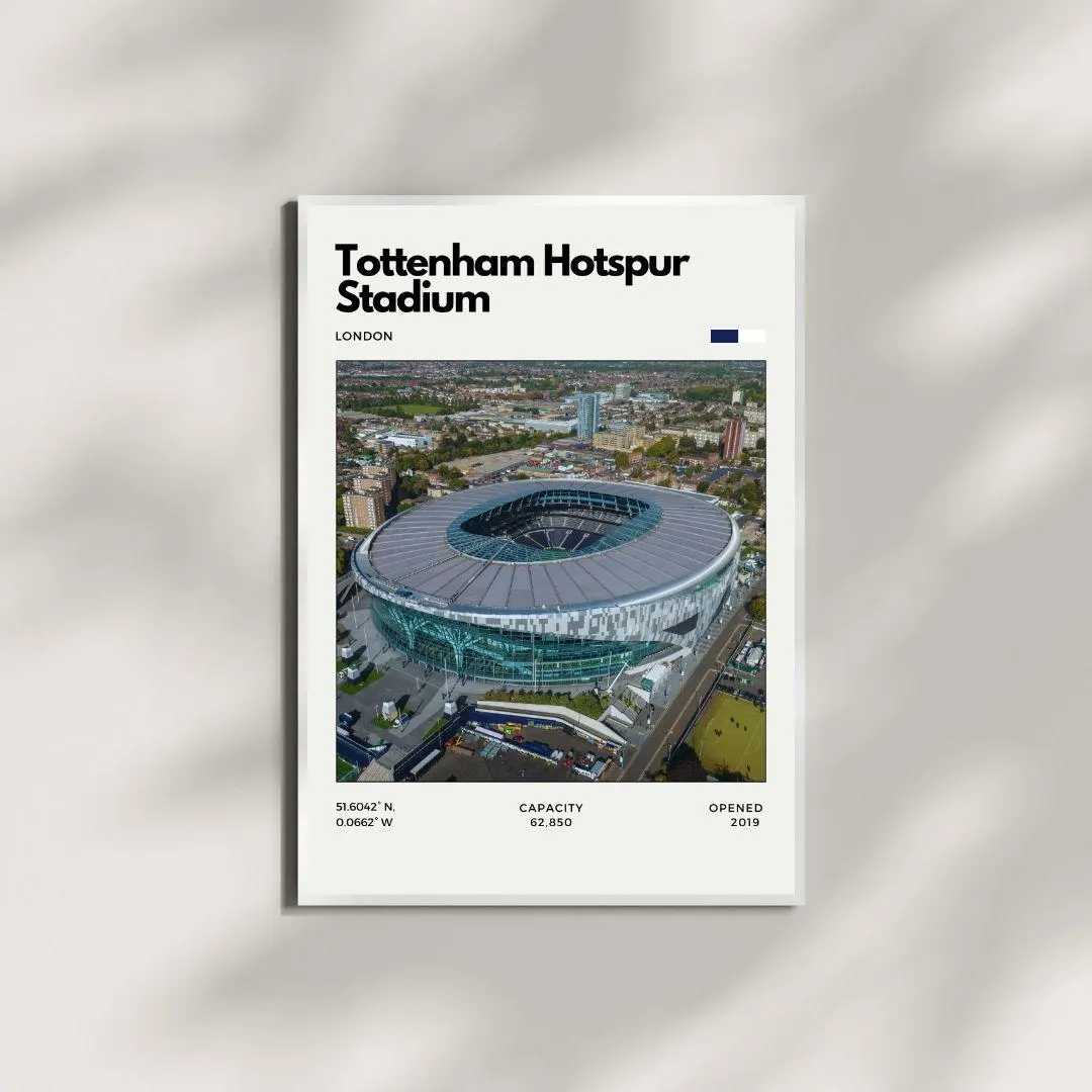 Tottenham Hotspur Stadium Poster | Spurs Football Club Stadium Print thumbnail 4