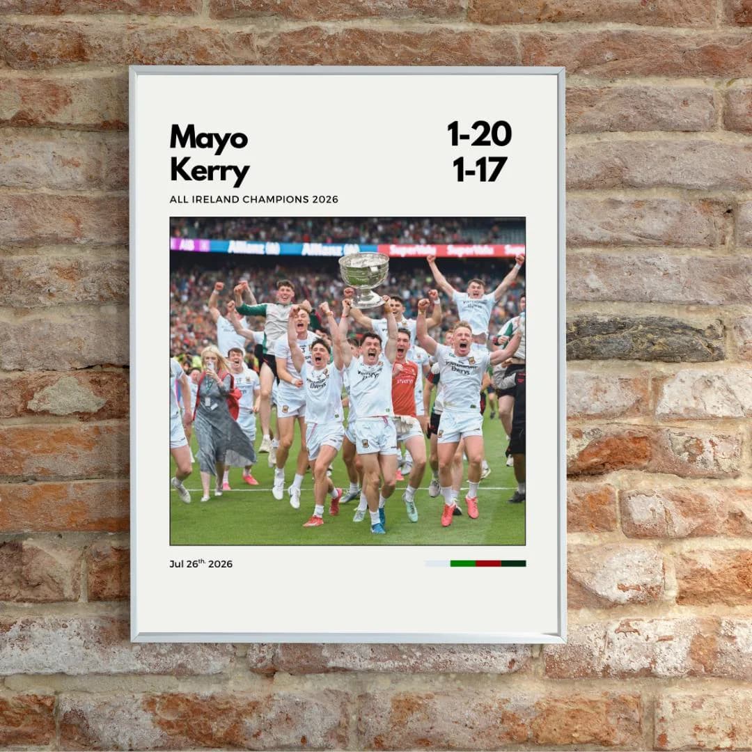 Mayo All Ireland Champions 2026 Poster | Gaelic Football Wall Art thumbnail 2
