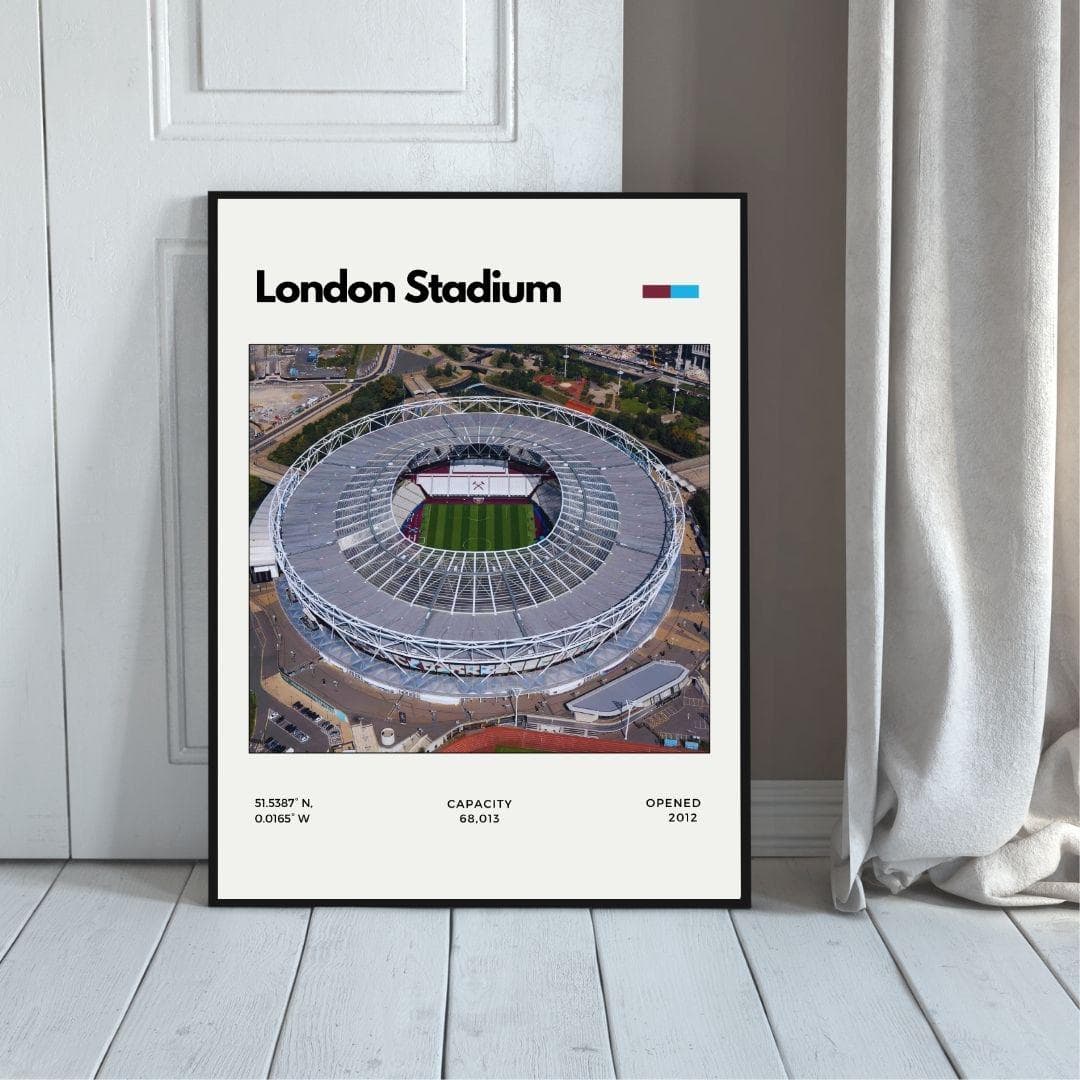 London Stadium Poster | West Ham United Football Club Stadium Print thumbnail 5