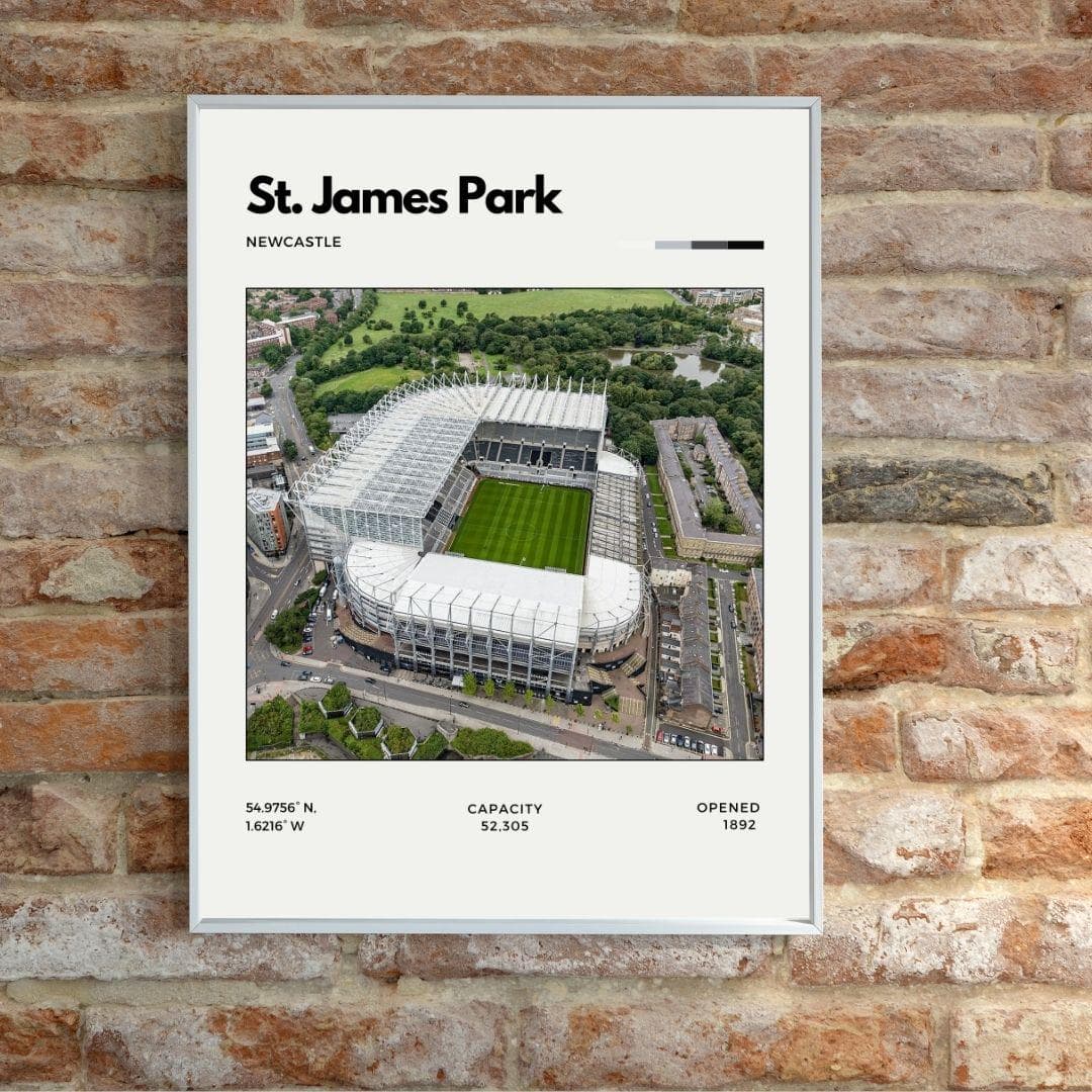 St James Park  Poster | Newcastle United Stadium Poster | Football Wall Art, thumbnail 2