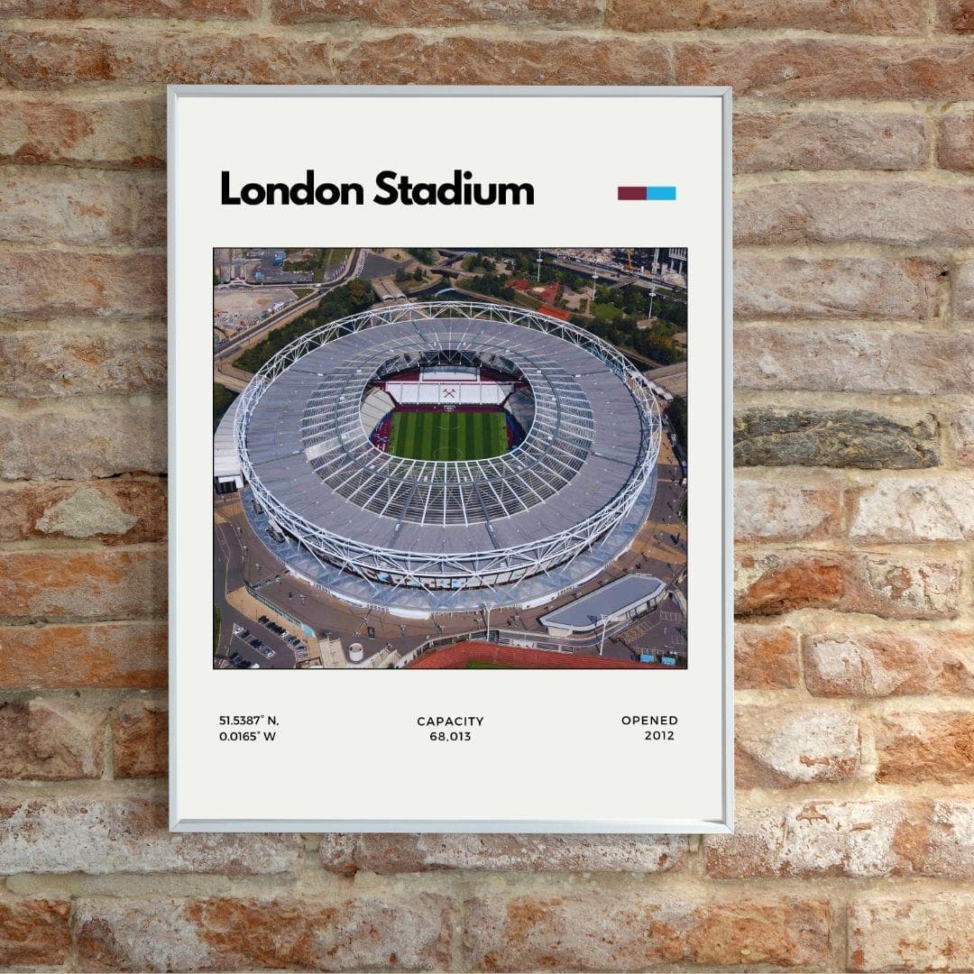 London Stadium Poster | West Ham United Football Club Stadium Print thumbnail 2