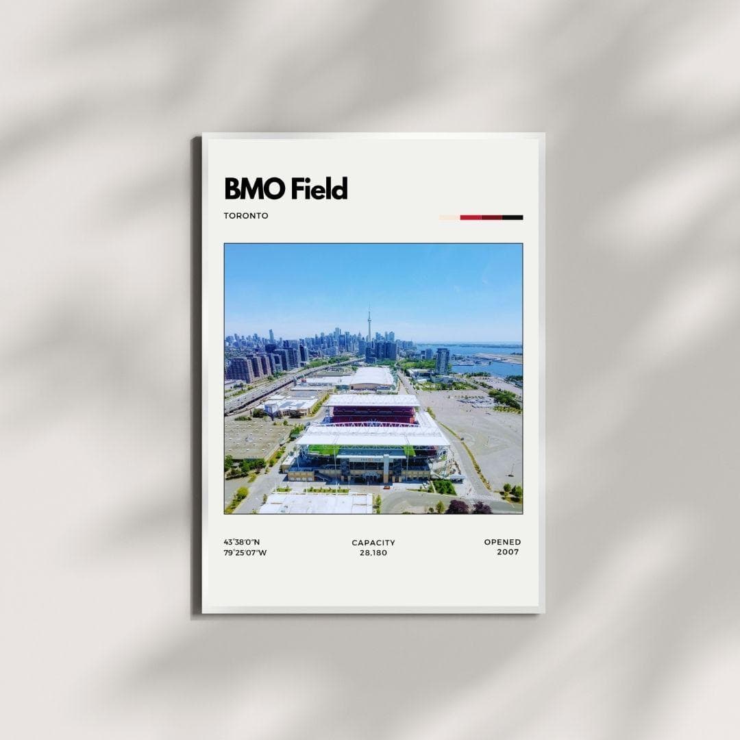 BMO Field Toronto Stadium Poster | Toronto FC Wall Art | Canadian Soccer Print thumbnail 4