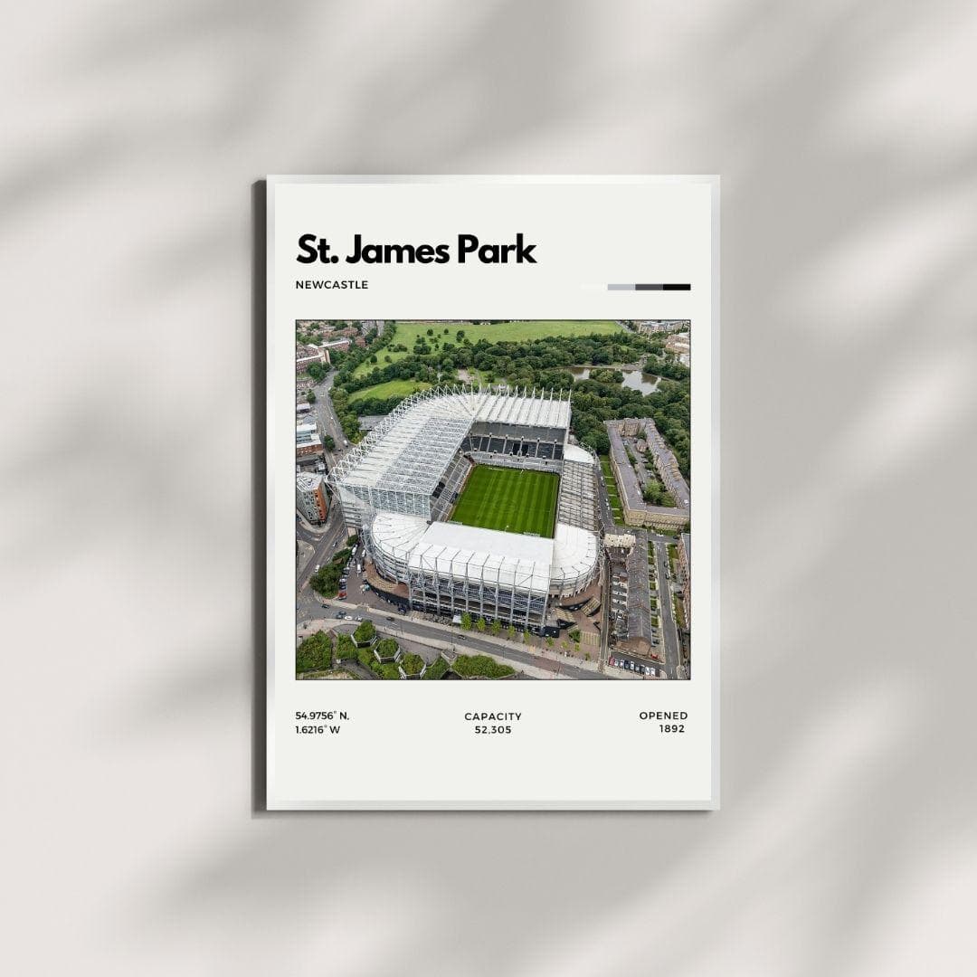 St James Park  Poster | Newcastle United Stadium Poster | Football Wall Art, thumbnail 4