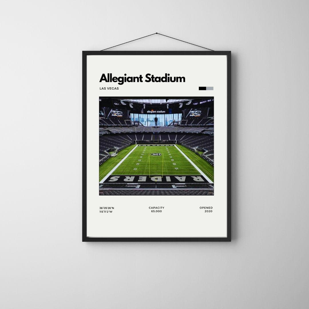 Allegiant Stadium Poster | Las Vegas Raiders Stadium Print thumbnail 4