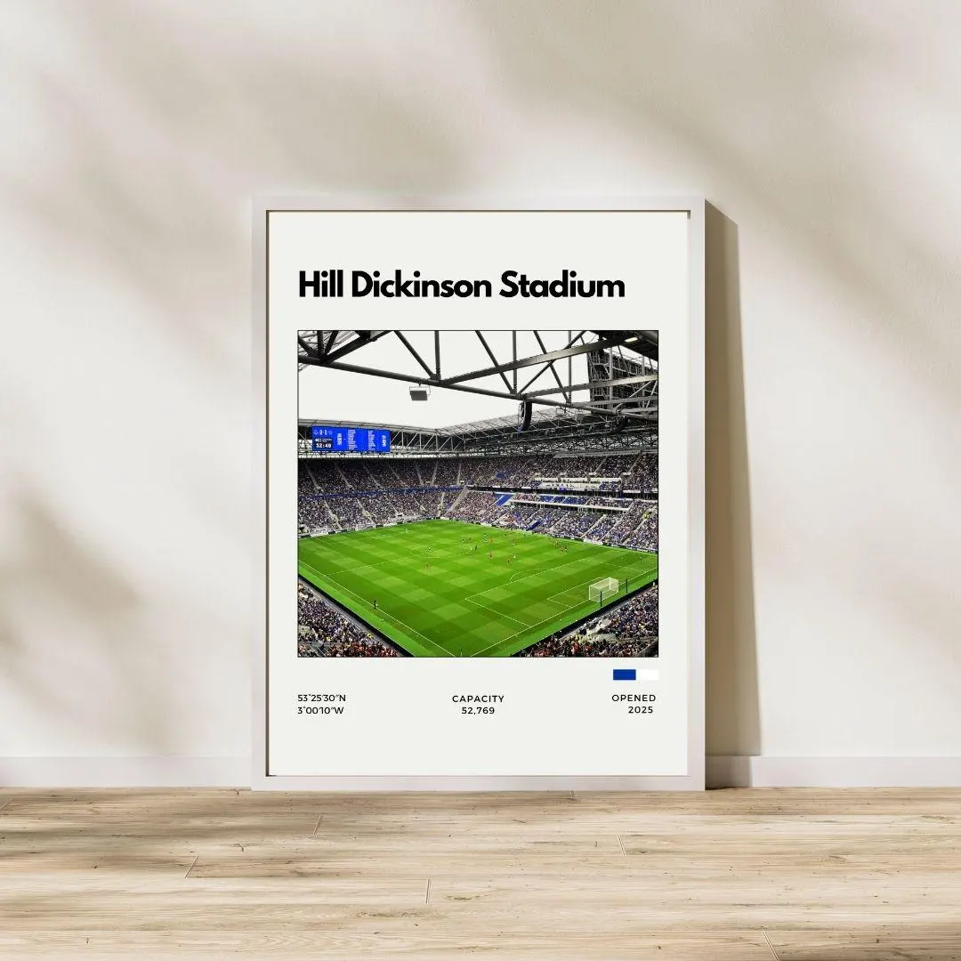 Hill Dickinson Stadium Poster | Everton Football Club Stadium Print