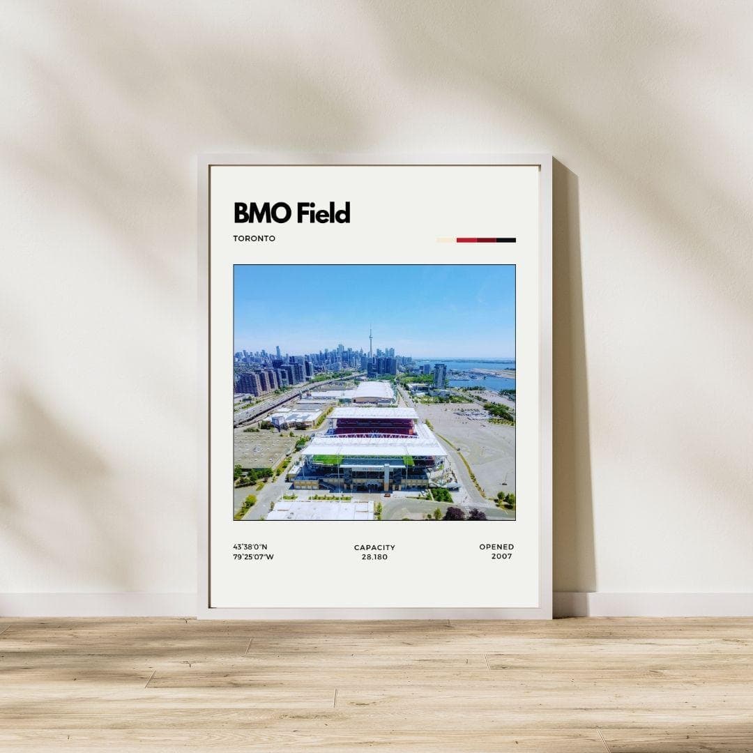 BMO Field Toronto Stadium Poster | Toronto FC Wall Art | Canadian Soccer Print