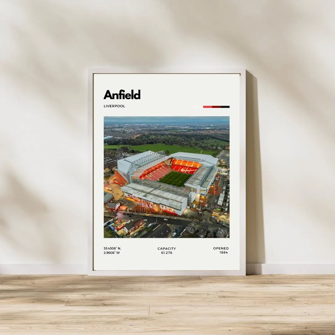 Anfield Stadium Poster | Liverpool Football Club