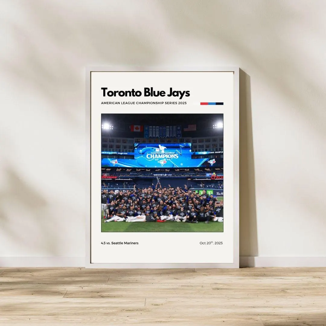 Toronto Blue Jays ALCS Champions 2025 Poster